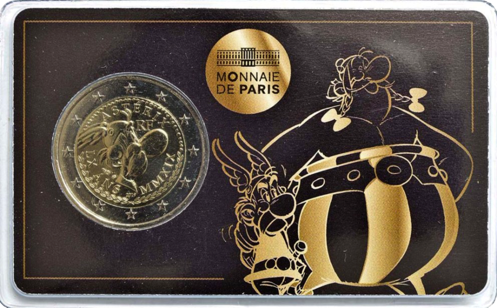 Otra imagen de 2 euros conmemorativa 60 Años de Astérix